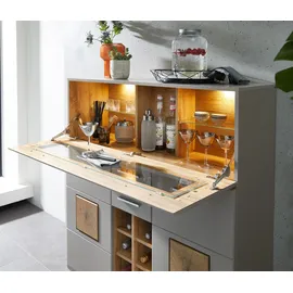 Innostyle Barschrank ¦ grau ¦ Maße (cm): B: 120 H: 129 T: 37.0