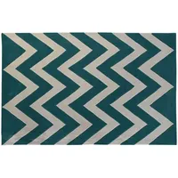 Fijalo Home Decor Polyester Zickzack-teppich 120x180x2 Cm - Bicolor
