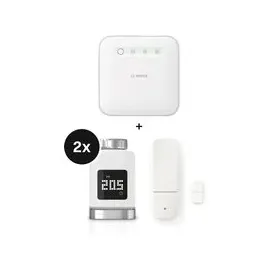 Bosch Starter Set Heiztherme und Fußbodenheizung II mit 1 Raumthermostat 230V
