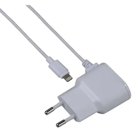 Hama Ladegerät Lightning 1 A, Weiß