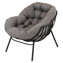 Lesli-Living Lesli Living Relaxsessel Cozy Stone 70 x 80 x 90 cm anthrazit/light-grey