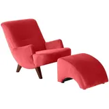 58 aufm Kessel Sessel 58aufmkessel Polyester 101 x 80 x 71 cm Rot retro