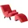 58 aufm Kessel Sessel 58aufmkessel Polyester 101 x 80 x 71 cm Rot retro
