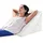 Goplus GIANTEX Keilkissen Bett Multifunktions-Keilkissen, Rückenkissen Memory Foam, Bücherkissen zum Relaxen, Beinkissen Beinablage Bezug waschbar, Venenkissen Relaxkissen 58x36x50,5cm (weiß)