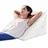 Goplus GIANTEX Keilkissen Bett Multifunktions-Keilkissen, Rückenkissen Memory Foam, Bücherkissen zum Relaxen, Beinkissen Beinablage Bezug waschbar, Venenkissen Relaxkissen 58x36x50,5cm (weiß)