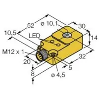 Turck Sensor BI10RQ14AN6X2H1141
