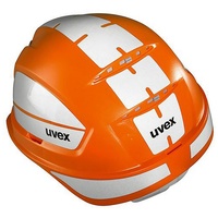 Uvex Sicherheitshelm Schutzhelm pheos 9772239 orange mit Lüftungen