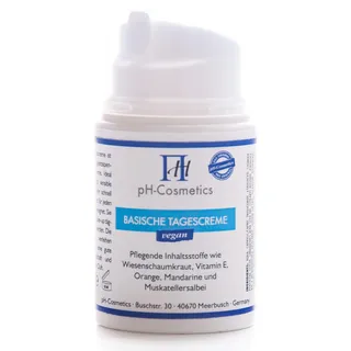 Basische Tagescreme pH 7, 5 Creme für den Tag, Basencreme, ph-Cosmetics, 50 ml