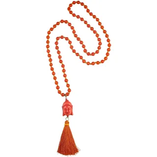 COLLEZIONE ALESSANDRO Lange Kette Nepal " in orange | Gr.: onesize