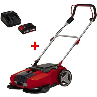 Einhell Akku Kehrmaschine TE-SW 18/610 Li incl. 18 Volt Starter Kit 2,5 Ah PX...