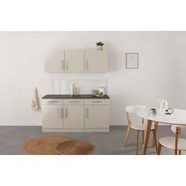 WIHO KÜCHEN Küchenzeile Cali 160 cm beige