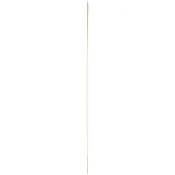 Relaxdays Stockbrot Spieße aus Bambus, 100er Set, 90 cm lange Marshmallowspieße, Lagerfeuer, Grillspieße Ø 8 mm,  natur