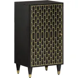 Beistellschrank 40x33x75 Cm Massivholz Mango