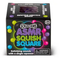 scrunchems ASMR Sensorischer Würfel, 6 cm: ASMR = Autonomous Sensory Meridian Response, Bunte Perlen im Würfel-Design erzeugen EIN angenehmes Knistern beim Drücken