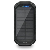 Mikamax QI Solar Powerbank (Akku) - schwarz - 20000 mAh