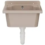 Ausgussbecken Waschtrog Spülbecken Becken Kammer Garten Waschraum Werkstatt 10865 - Beige