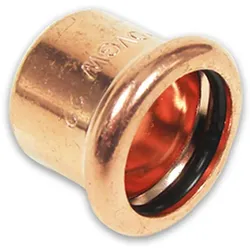 Kupfer Pressfitting Stopfen, Endstück, verschiedene Größen (Ausführung: 35 mm)