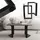ML-Design Tischkufen 2er Set 25x43 cm Metall Schwarz
