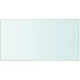 Ailgely Glasboden Glasscheibe Glasplatte, Glasregal Glasablage Wandregal Glas Bad-Regal Glas Badezimmer Regal Badablage Ablageregal für Glasregal Transparent 30 cm x 12 cm