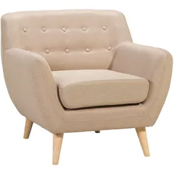 Sessel MOTALA Stoff Beige