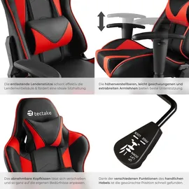 Tectake Twink schwarz/rot