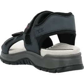 Rieker Trekkingsandale Herren Schwarz 45