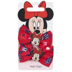 Haarspangen Inca Clips Lazo Disney 2 Stück Rot Schleife (2 Stück)