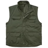 Brandit Textil Safari Weste Grün M