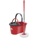 Dirt Devil Mop System mit Wringer - 16 L - 17 x 98-118 cm - Rot