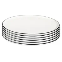 6 ID Fine Pizzateller Modest Black Mesa grau 33,0 cm