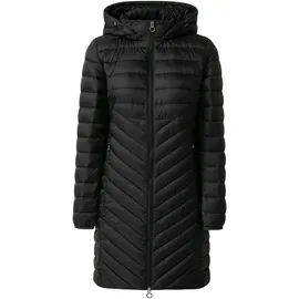 s.Oliver Slim Fit Steppmantel mit abnehmbarer Kapuze, Black, 40