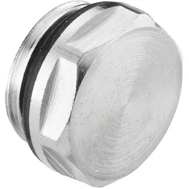 CORNAT Blindstopfen, selbstdichtend, 1/2" AG, Messing vernickelt