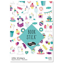 maildor Sticker Stickerbuch Magie, (24-tlg), 1196 Stück