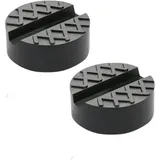 Wagenheber-unterlegscheiben (2er-pack), Geteilte Gummiblöcke Für Rangierwagenheber, Autoreparaturzubehör, Universeller Wagenheberadapter