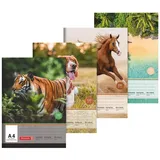 Brunnen Zeichenblock A4 Tiermotive