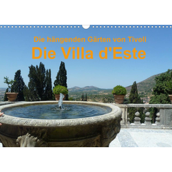 CALVENDO Wandkalender Die hängenden Gärten von Tivoli - Die Villa d'Este 42.0 cm x 1 cm x 29.7 cm