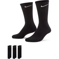 Nike Everyday Cushioned Crew-Trainingssocken Black/White 34-38