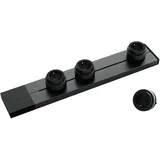 Goneo Mehrfachsteckdose Wandmontage, 50 cm Stromschiene mit 4 Steckdosen (umpositionierbar), Steckerleiste mit Schalter (pro Modul) und Kinderschutz, Montage ohne Stemmarbeiten, 7360 W für Küche