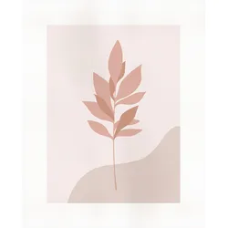 Bild KOMAR "Pink Desert", bunt (farbe bild(er): pastell), B:40cm H:50cm, Papier, Holz, Bilder, Wandbild zur Dekoration - ohne Rahmen