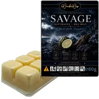 WonderWax Duftwachs WonderWax® Parfume Duftriegel 6 x Duftwachs Würfel Weiß (Sauvage), Duftrichtung: Savage
