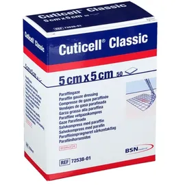 BSN Medical Cuticell® Classic Salbenkompressen, 5,0 x 5,0 cm, steril 5 Stück