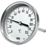 Riegler Bimetallthermometer, hochw. Ausf., L1=100/L2=80, Ø 63, 0°C bis 250°C