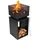 BBQ Collection Feuertonne Ø 85 cm Schwarz
