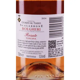 Antinori Scalabrone Rosato Bolgheri DOC 2023