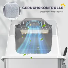 PawHut Katzentoilette onesize Weiß