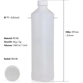 Höfer Chemie Bioethanol 540 x 1 L Edelstahl weiß