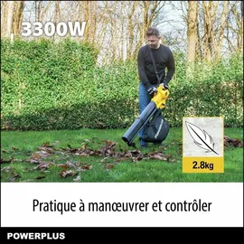 Powerplus Elektro-Laubbläser ohne Akku