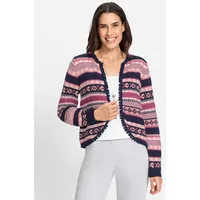 Witt Weiden Strickjacke in marine-erika-gemustert | Gr.: 46