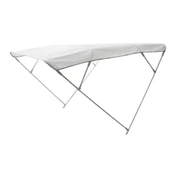 Bimini Sonnensegel 4 Streben Aluminium - weiß