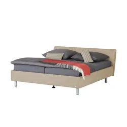 RUF Polsterbett mit Bettkasten Casa , beige , Maße (cm): B: 214 H: 87